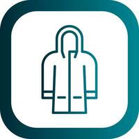 Raincoat Vector Icon Design