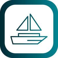 Sailing Vector Icon Design