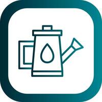 Watering Can Vector Icon Design