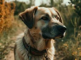 Anatolian Shepherd dog created with Generative AI technology photo