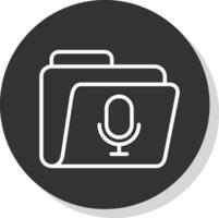 Mic Vector Icon Design