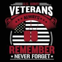 Veterans Day t-shirt design vector