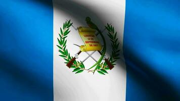 velho bandeira do Guatemala acenando video