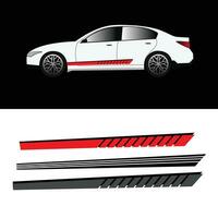 car strip sticker design vector. Modern strip stickers for car modifications vector