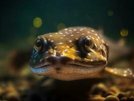 cazón retrato creado con generativo ai tecnología foto