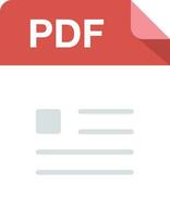 files format with pdf files type vector design element or symbol