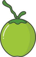 Fruta icono o símbolo vector diseño elemento