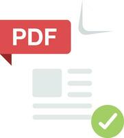 files format with pdf files type vector design element or symbol