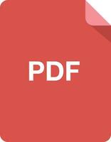 files format with pdf files type vector design element or symbol