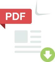 files format with pdf files type vector design element or symbol