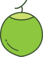 Fruta icono o símbolo vector diseño elemento