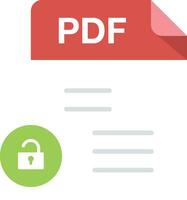 files format with pdf files type vector design element or symbol