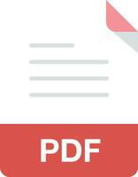 files format with pdf files type vector design element or symbol