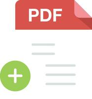 files format with pdf files type vector design element or symbol