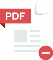 files format with pdf files type vector design element or symbol