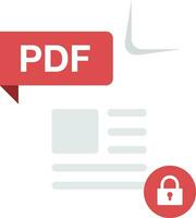 files format with pdf files type vector design element or symbol