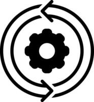 solid icon for continuous vector