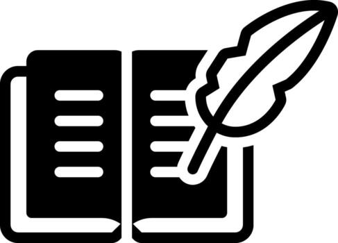 solid icon for verse vector