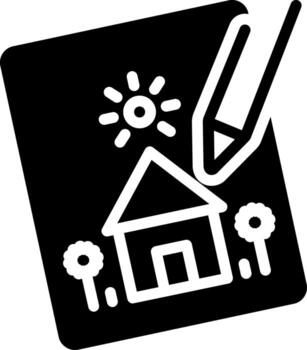 solid icon for drawing vector