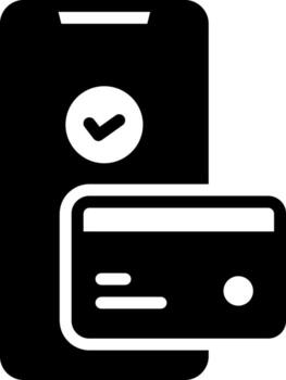 solid icon for transaction vector