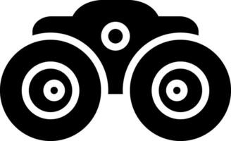 solid icon for looks vector