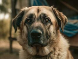 Anatolian Shepherd dog created with Generative AI technology photo