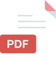 files format with pdf files type vector design element or symbol