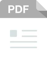 files format with pdf files type vector design element or symbol