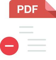 files format with pdf files type vector design element or symbol