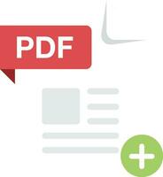 files format with pdf files type vector design element or symbol