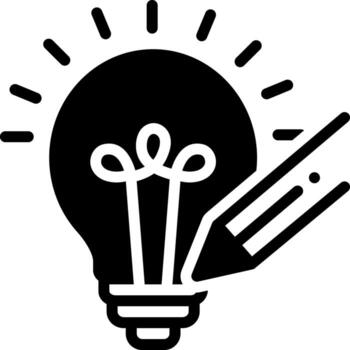 solid icon for drawn vector