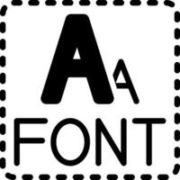 solid icon for font vector