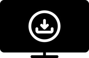 solid icon for insert vector