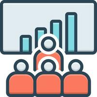 color icon for planner vector