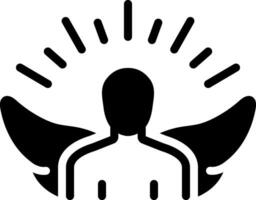 solid icon for grace vector