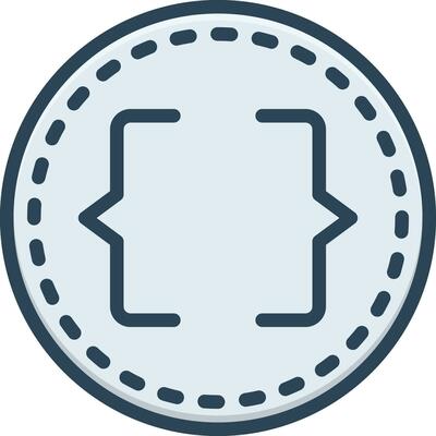 color icon for bracket