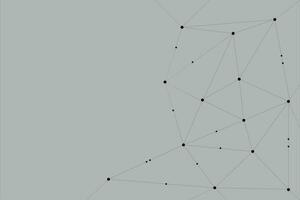 Global network connections with points and lines. vector