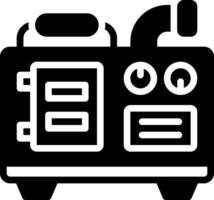 solid icon for generators vector