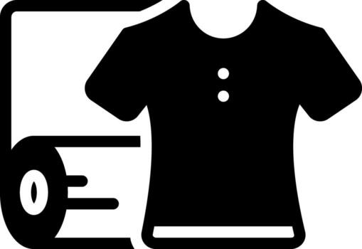 solid icon for textiles vector