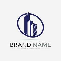 Building logo vector illustration design,Real Estate logo template, Logo symbol icon