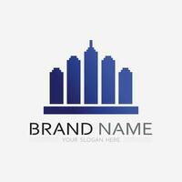 Building logo vector illustration design,Real Estate logo template, Logo symbol icon