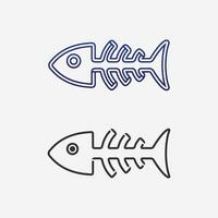 plantilla de logotipo de diseño de icono abstracto de pescado, símbolo de vector creativo de club de pesca o tienda en línea.