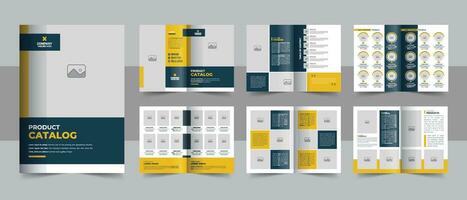 Multipurpose product catalog design and company brochure catalogue template or magazine vector