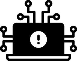 solid icon for hack vector