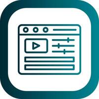 Video Editing Vector Icon Design