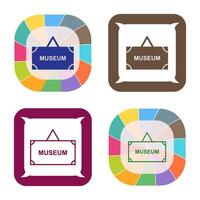 Museum Tag Vector Icon