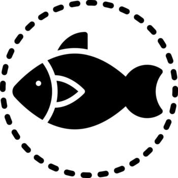 solid icon for creatures vector