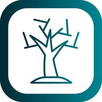 Dry Tree Vector Icon Design