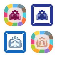 Open Book Vector Icon