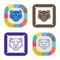 Polar Bear Vector Icon